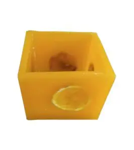 Fanal Con Incrustaciones De Naranja Aromatizados - Velas e Insumos León
