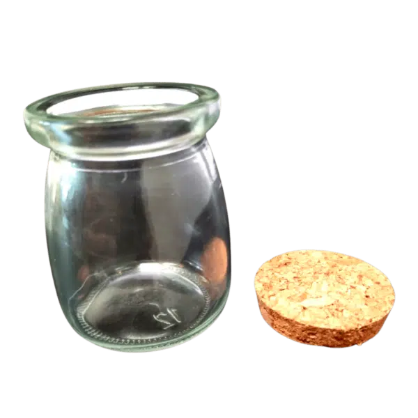 Frasco Tapa de Corcho Para Velas 100 ml - Velas e Insumos León
