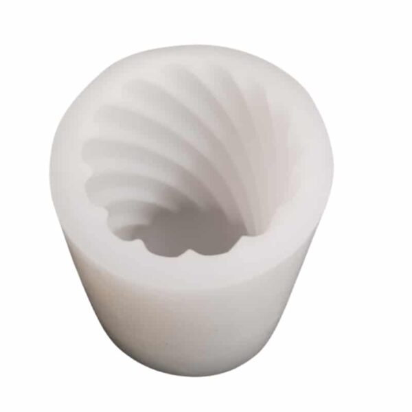 Molde de silicona 3D cilindro espiral - Velas e Insumos León