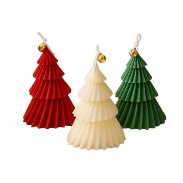 Molde de Silicona Árbol de Navidad Grande 1 Und - Velas e Insumos León