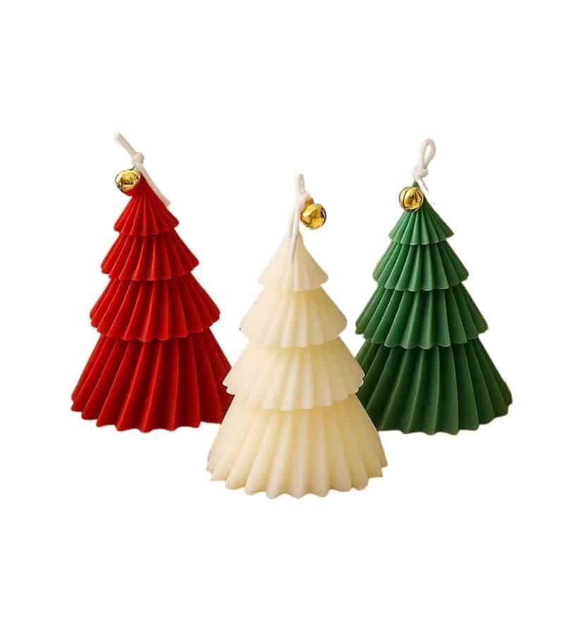 Molde de Silicona Árbol de Navidad Grande 1 Und - Velas e Insumos León