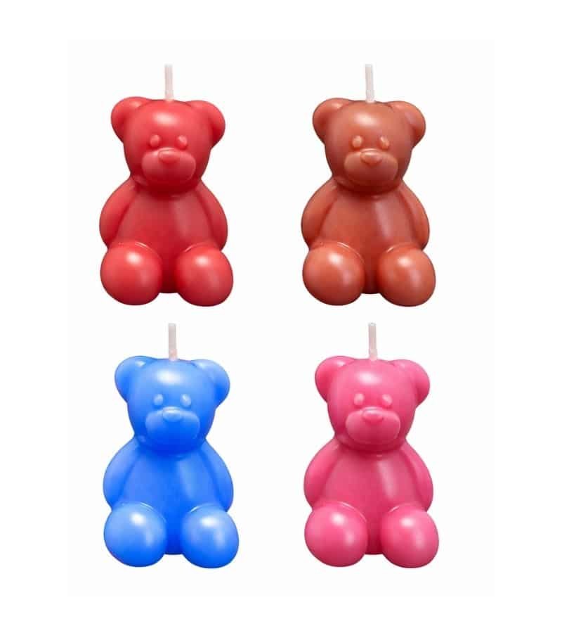 Molde de silicona oso pequeño para velas - Velas e Insumos León - Venta de moldes de silicona para velas