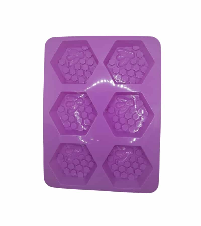 Molde de Silicona Para Jabones Abejita En Panal - Velas e Insumos León - Molde de Silicona Para Jabones Abejita En Panal