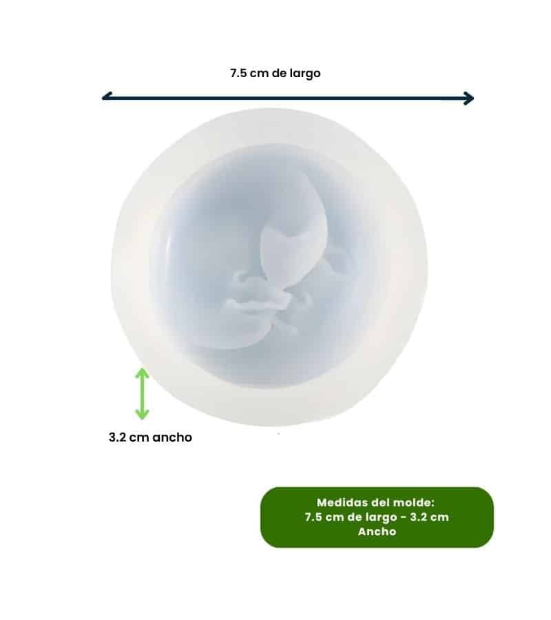 Molde de Silicona Sol y Luna - Velas e Insumos León