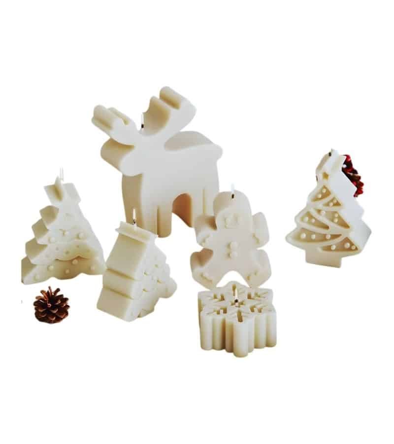 Moldes de silicona 2D navidad- Velas e Insumos León