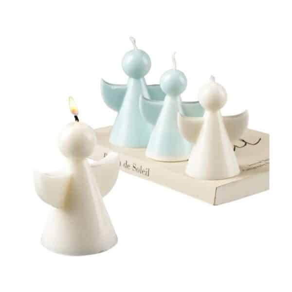 molde de silicona ángel - diseño minimalista - Velas e Insumos León