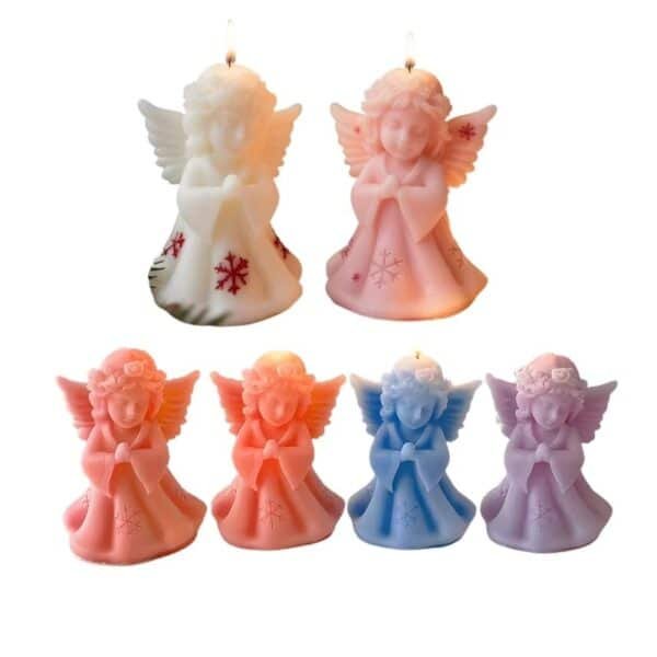 Molde de Silicona Angelito En Oración - Velas e Insumos León