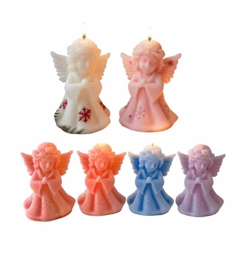 Molde de Silicona Angelito En Oración - Velas e Insumos León
