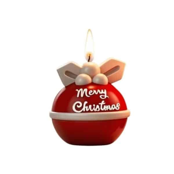 Molde de Silicona Bolita navideña - Velas e Insumos León