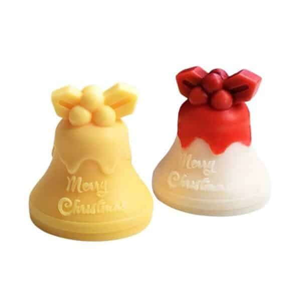 Molde de Silicona Campana navideña - Velas e Insumos León