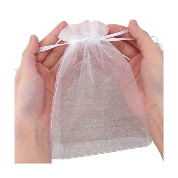 Bolsa De Organza O Tul Con Cierre De Cordón - Velas e Insumos León