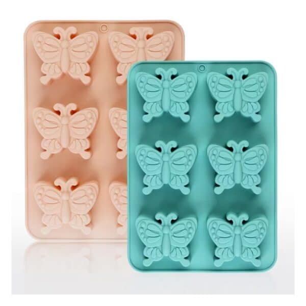 Molde de Silicona Para Velas Y Jabones Mariposa - Velas e Insumos León